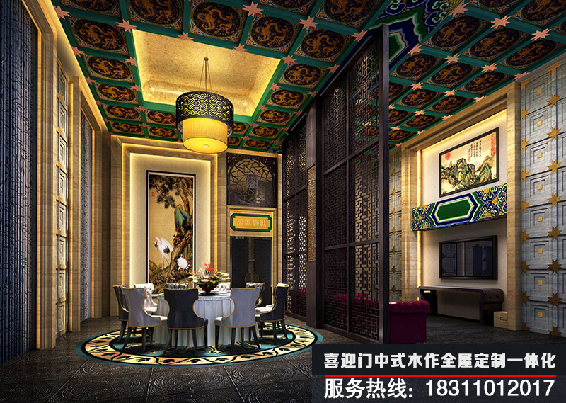 惠州低调奢华的新中式酒店设计效果图