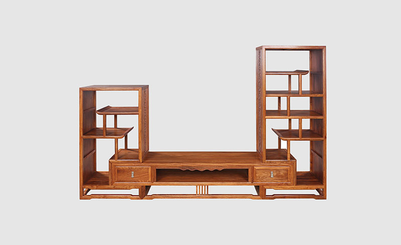 惠州中式装饰厅柜组合家具效果图